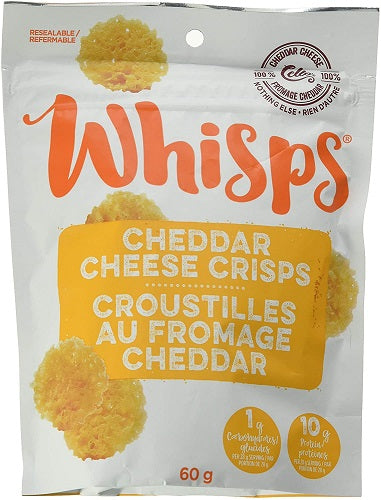 WHISPS CHEDDAR CHEESE CRISPS [60 g]