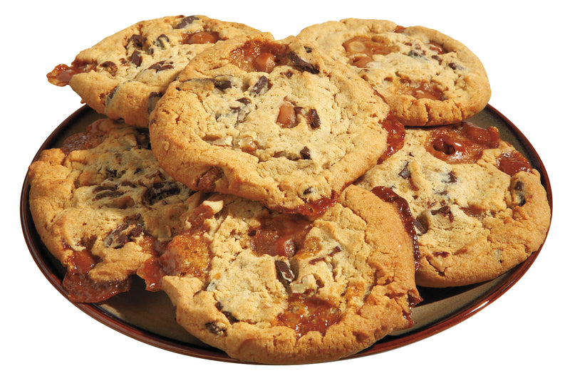 CHOC CARAMEL NUT COOKIES 10pk