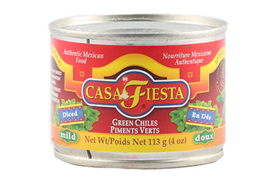 CASA FIESTA DICED GREEN CHILES [118 ml]
