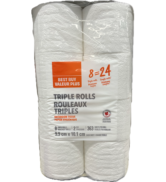 BEST BUY BATH TISSUE TRIPL 8s [8 ea]