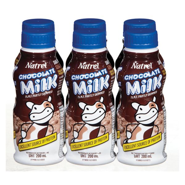 NATREL CHOC MILK 6x200ml