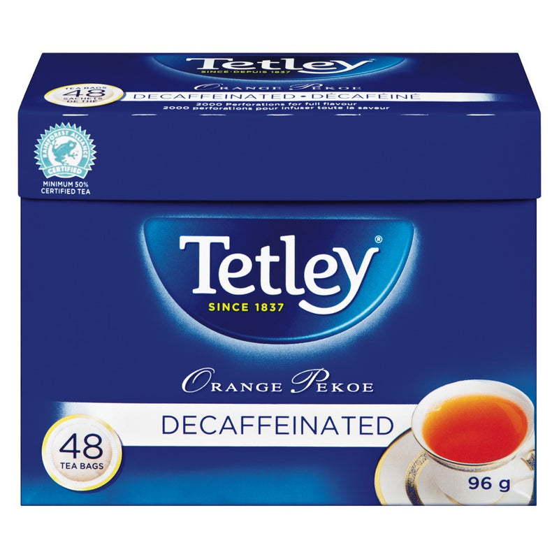 TETLEY DECAFF PEKOE TEA 48s [48 ea]