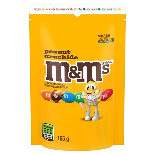 M&Ms PEANUT STAND UP POUCH [165 g]