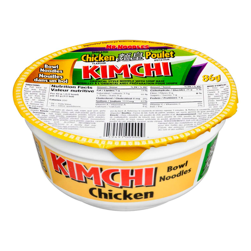 MR NOODLE CHICKEN KIMCHI BOWL [86 g]