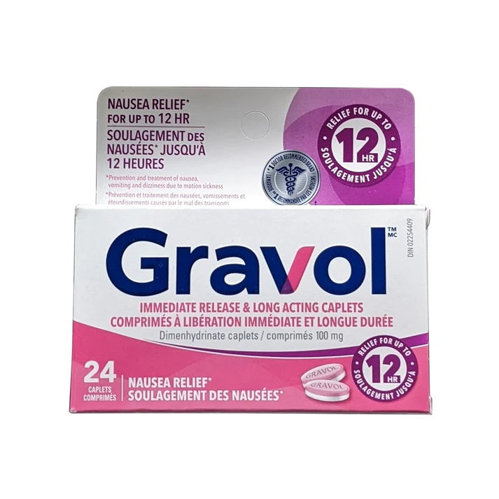 GRAVOL LA DBL REL 100MG [24 CAP]