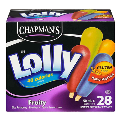CHAPMN LIL LOLLY FRUITY [28 ea]