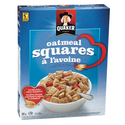 QUAKER OAT SQUARES CEREAL [500 g]
