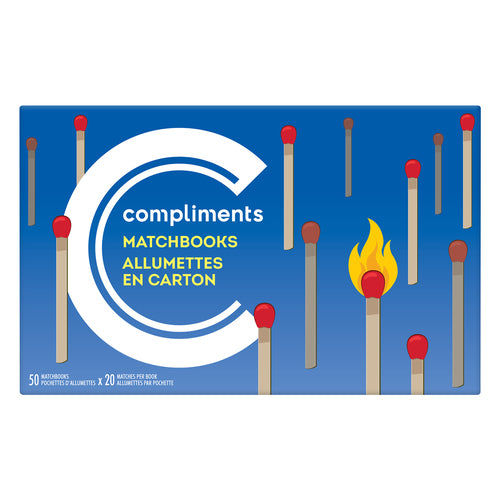 COMPLIMENTS MATCHBOOKS 50pk
