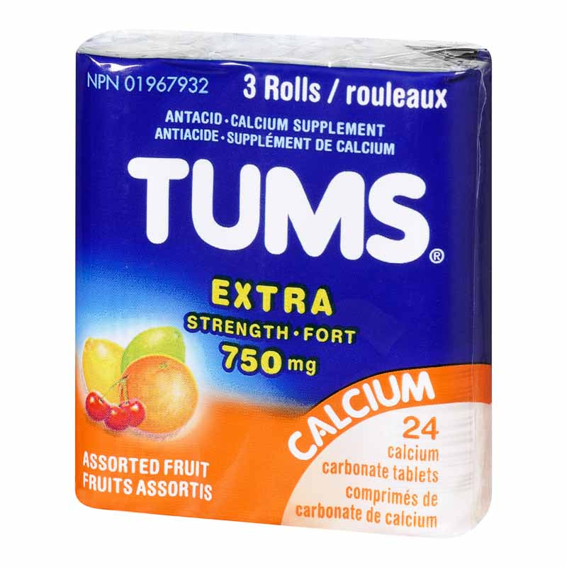 TUMS EXTRA STRNGTH FRUIT 3S [3 ea]