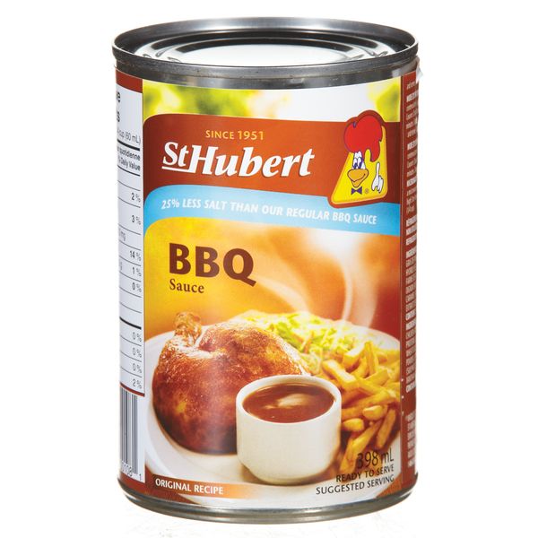 ST HUBERTS BBQ SAUCE LESS SALT [398 ml]