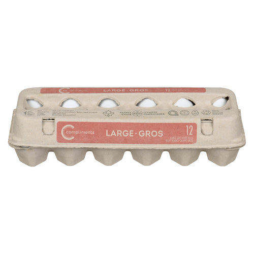 COMP LARGE WHITE EGGS [1 DZ]
