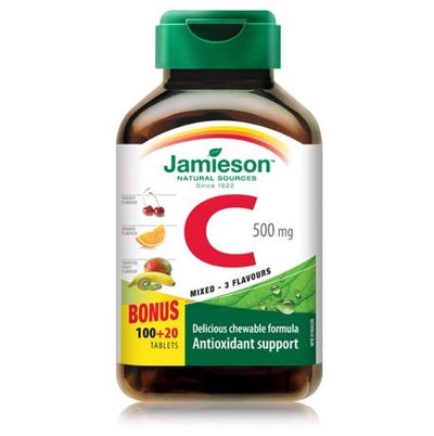 JAMIESON VIT C 500MG MIXED [120 ea]