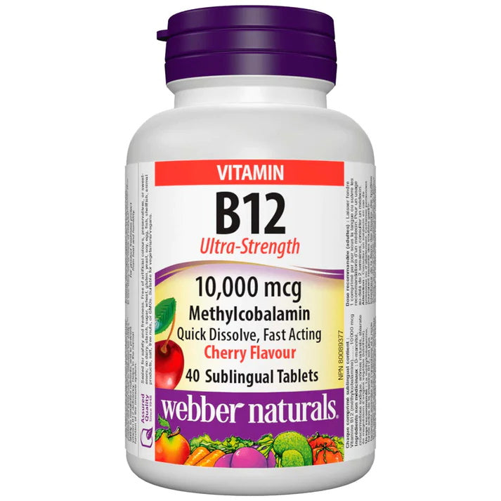 WEBBER B12 SUBLINHUAL 10000MCG [40 ea]