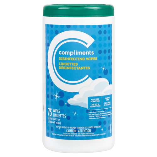 COMP WIPES DISINFECT FRESH 75s [75 ea]