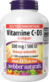 WEBR VITAMIN C & D ORANGE 500m [200 ea]