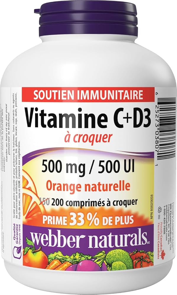 WEBR VITAMIN C & D ORANGE 500m [200 ea]