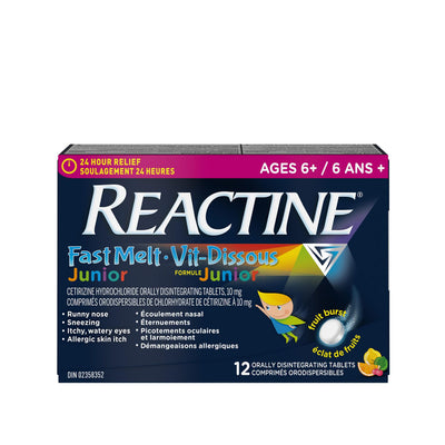REACTIN JR FAST MELT 12S [12 ea]