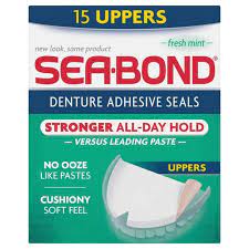SEA BOND DENT ADH MINT UPP15 [1 ea]