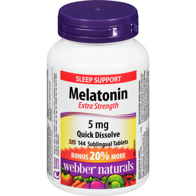 WEB MELATONIN 5MG BONUS [144 ea]