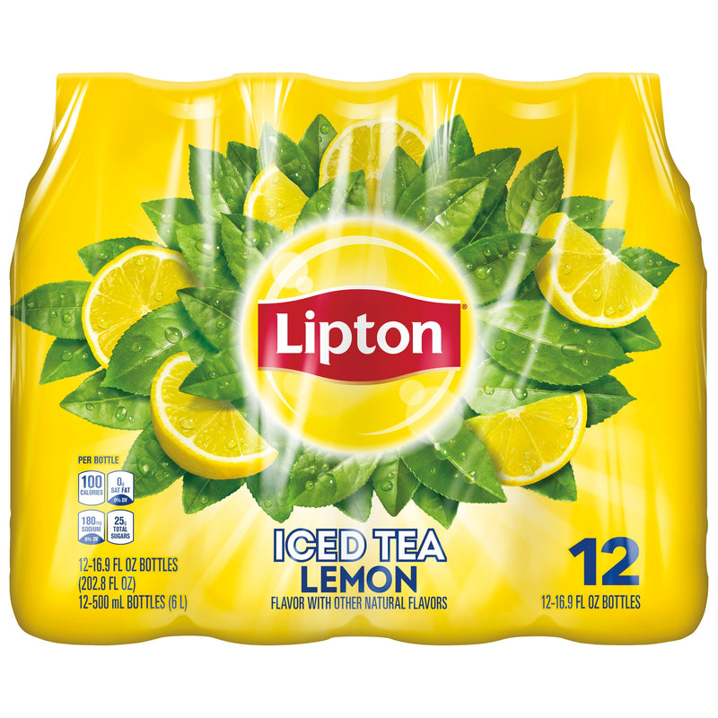 LIPTON ICE TEA LEMON 40% LESS [12 pkg]