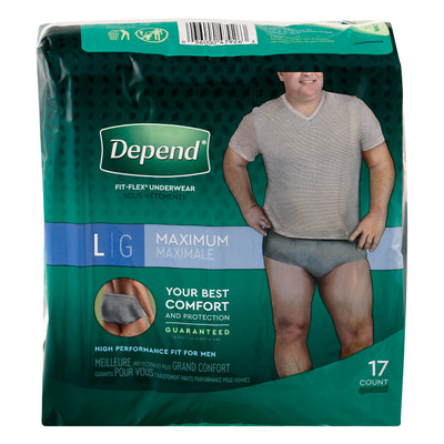 DEPENDS UNDERWEAR LRG FOR MEN [17 ea]
