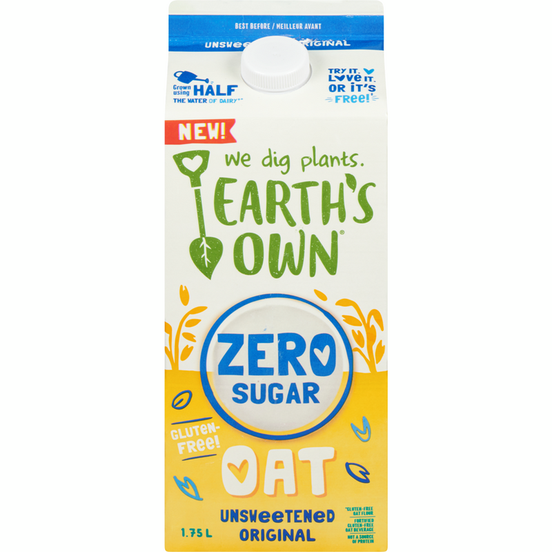 ERTH OWN ZERO SUGAR OAT +DEP [1.75 l]