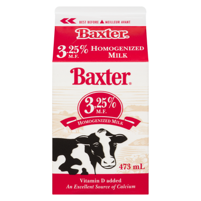 BAXTER HOMGNZED MILK 473ml