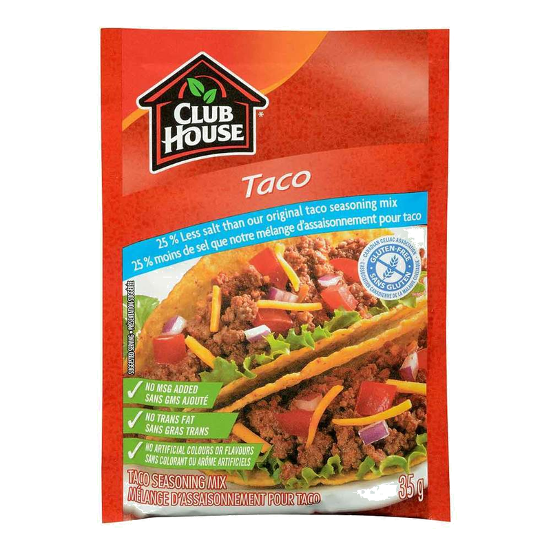 CLUB HOUSE TACO SEASON MIX 25% [35 g]