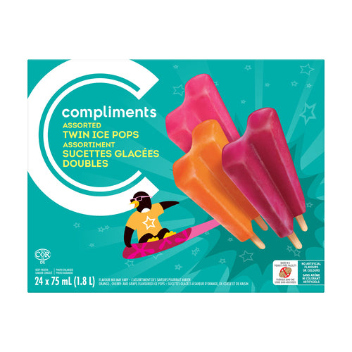 COMP ASST TWIN ICE POPS 24pk [24 ea]