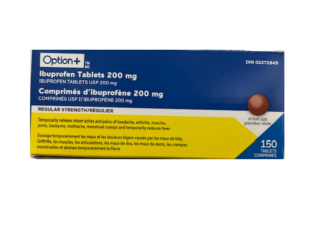 OPTN+ IBUPROFEN 200mg TAB 150s [150 ea]