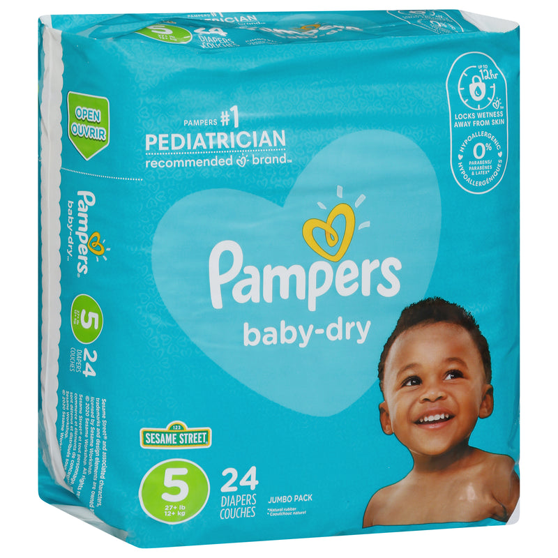 PAMPERS BABY DRY SIZE 5 24s [24 ea]