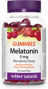 WEBBER MELATONIN GUMMIES 5MG [90 ea]