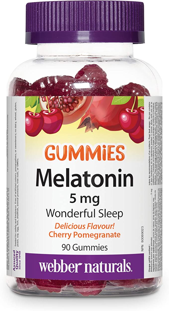 WEBBER MELATONIN GUMMIES 5MG [90 ea]