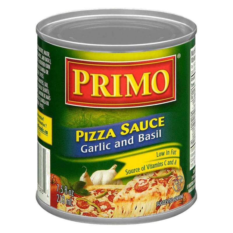 PRIMO PIZZA SAUCE GARLIC/BASIL [213 ml]