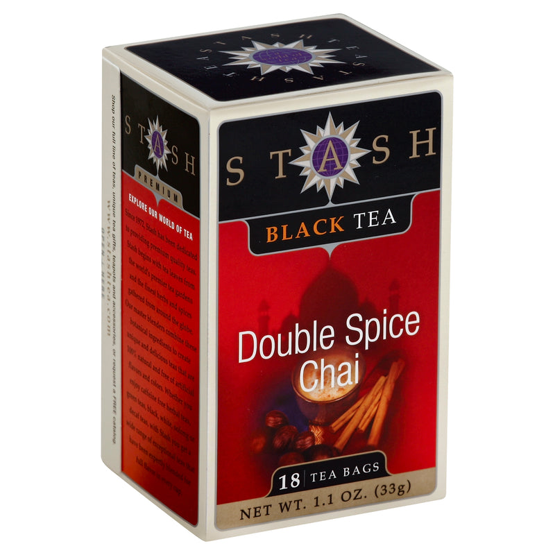 STASH DOUBLE CHAI SPICE BLACK [18 PK]