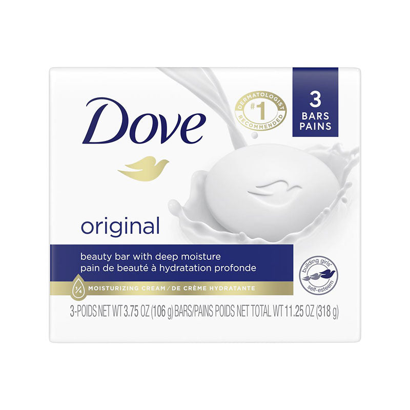 DOVE WHITE BAR SOAP 3x106g [2 ea]
