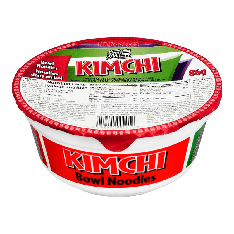 MR NOODLE KIMCHI BOWL [86 g]