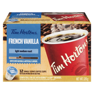 TIM HORTON KCUP FRENCH VANILLA [12 pkg]
