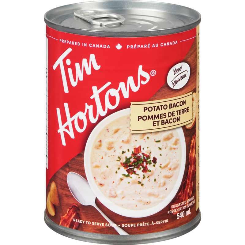 TIMHORTN SOUP POTATO BACON [540 ml]