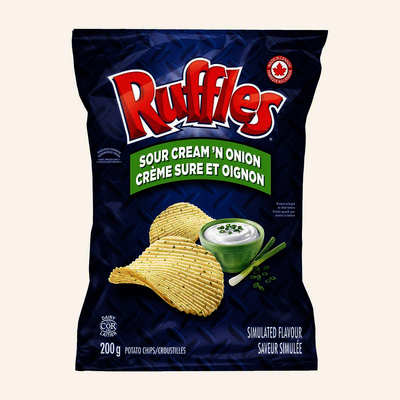 RUFFLES SR CM & ONION 200g