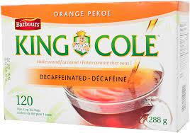 KING COLE DECAF TEA BAGS 120s [120 pcs]