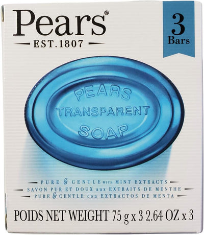 PEARS PURE SOAP MINT EXTRACT 3 [3 ea]