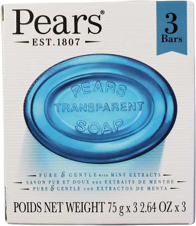 PEARS PURE SOAP MINT EXTRACT 3 [3 ea]