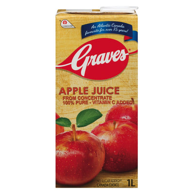 GRAVES APPLE JUICE 1L + DEP