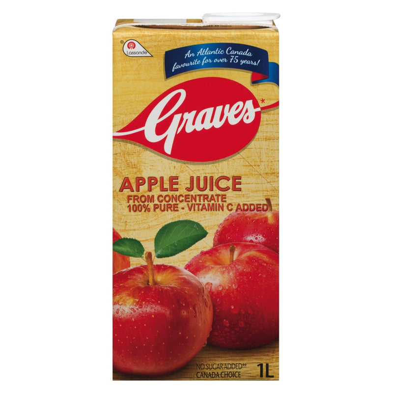 GRAVES APPLE JUICE 1L + DEP