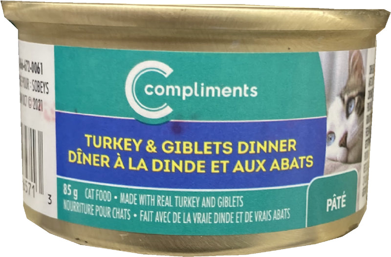 COMP CAT FOOD PATE TURKY & GIB [85 g]