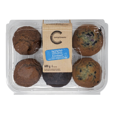 COMP MUFFINS VARIETY PACK [600 g]