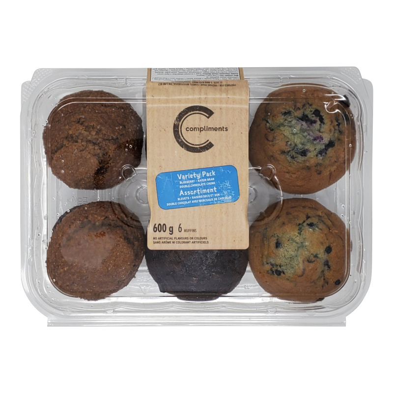 COMP MUFFINS VARIETY PACK [600 g]