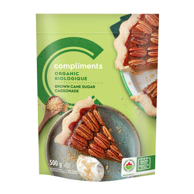 COMPORG CANE SUGAR BROWN [500 g]