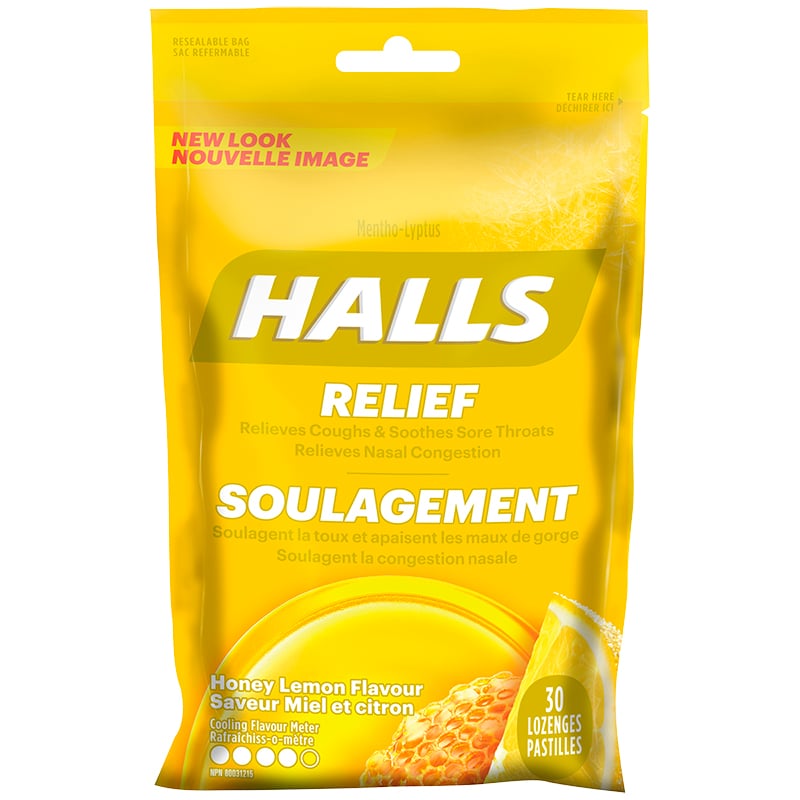 HALLS HON/LEM COUGH TABLETS [30 TABS]